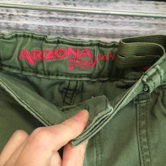 Arizona Army Green Skin Girls Jeans size 16 - I-03 - Picture 4 of 7